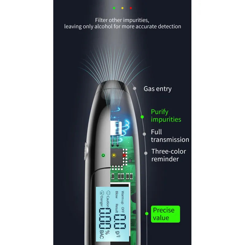 Alcohol tester device